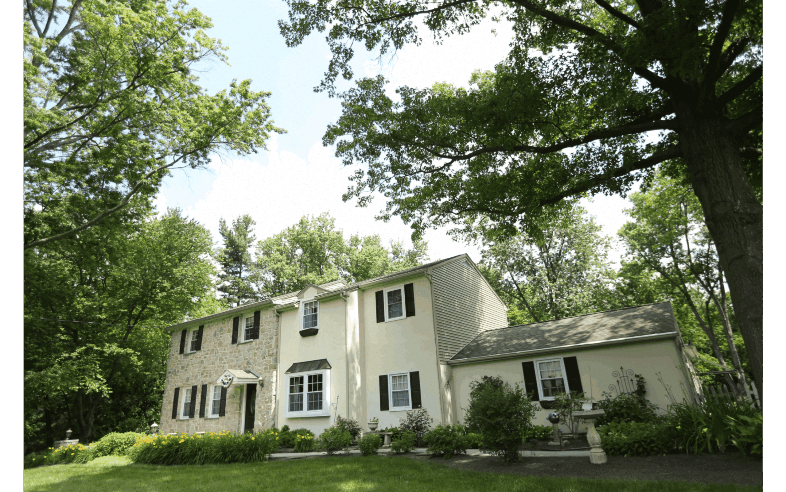 Colonial style home addition